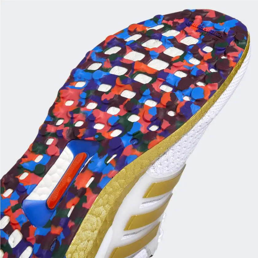 Adidas shoes - ULTRABOOST 5.0 DNA - ULTRABOOST DNA - HP7425 - Cloud White / Gold Metallic / Chalk White 7