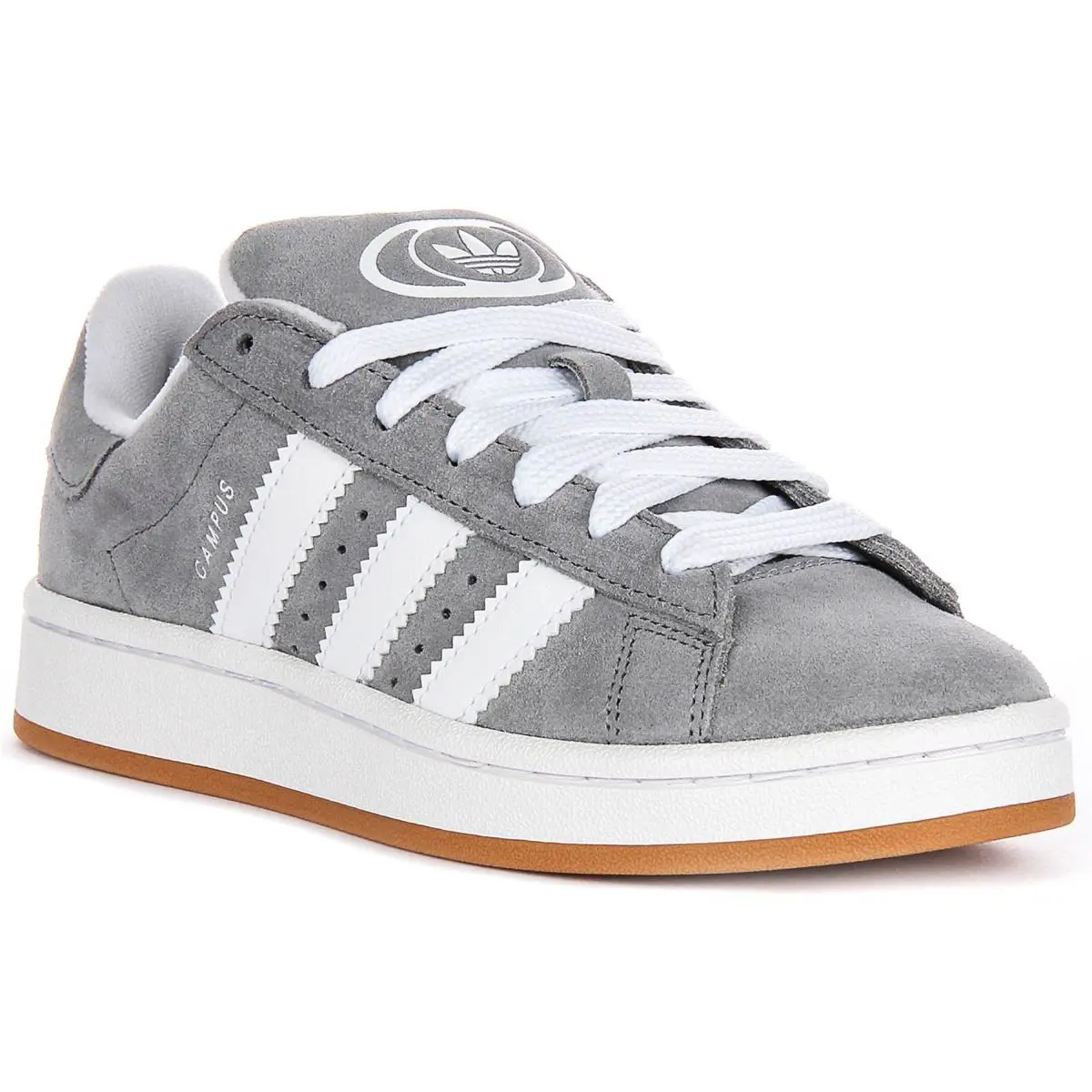 Adidas Campus 00S 3 Stripes Junior Boys Sneakers In Grey White US 3 - 7 - GREY WHITE