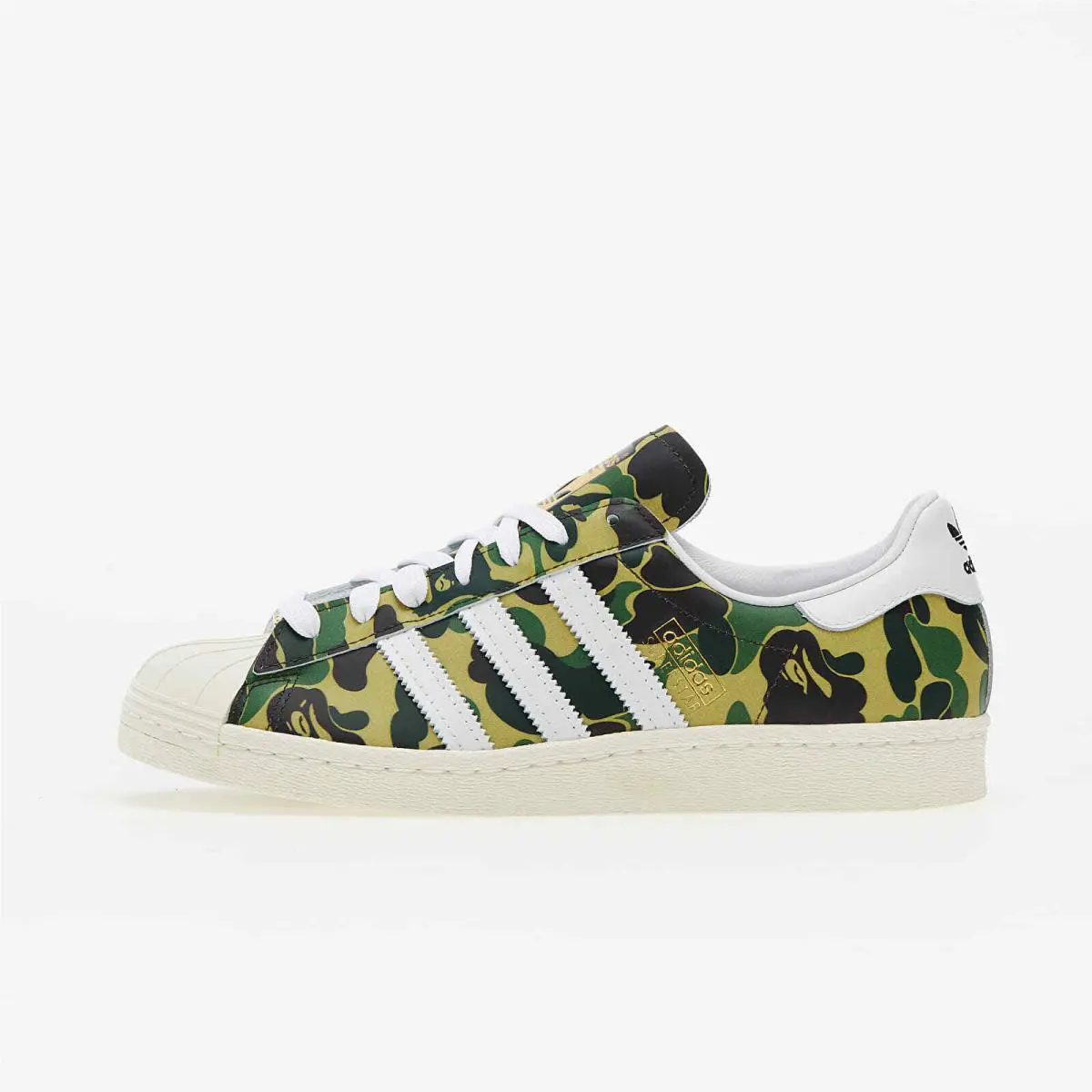 Adidas shoes - Adidas BAPE x Superstar 80s `ABC Camo` - GZ8981 - Green 5
