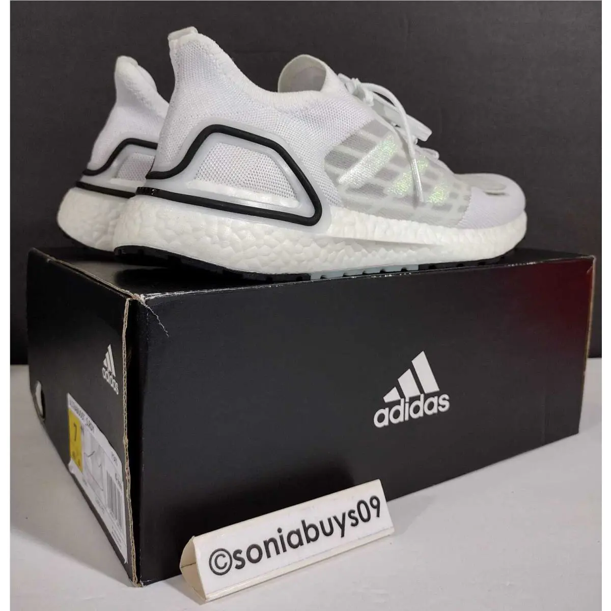 Adidas shoes - White/Lilac/Black 1