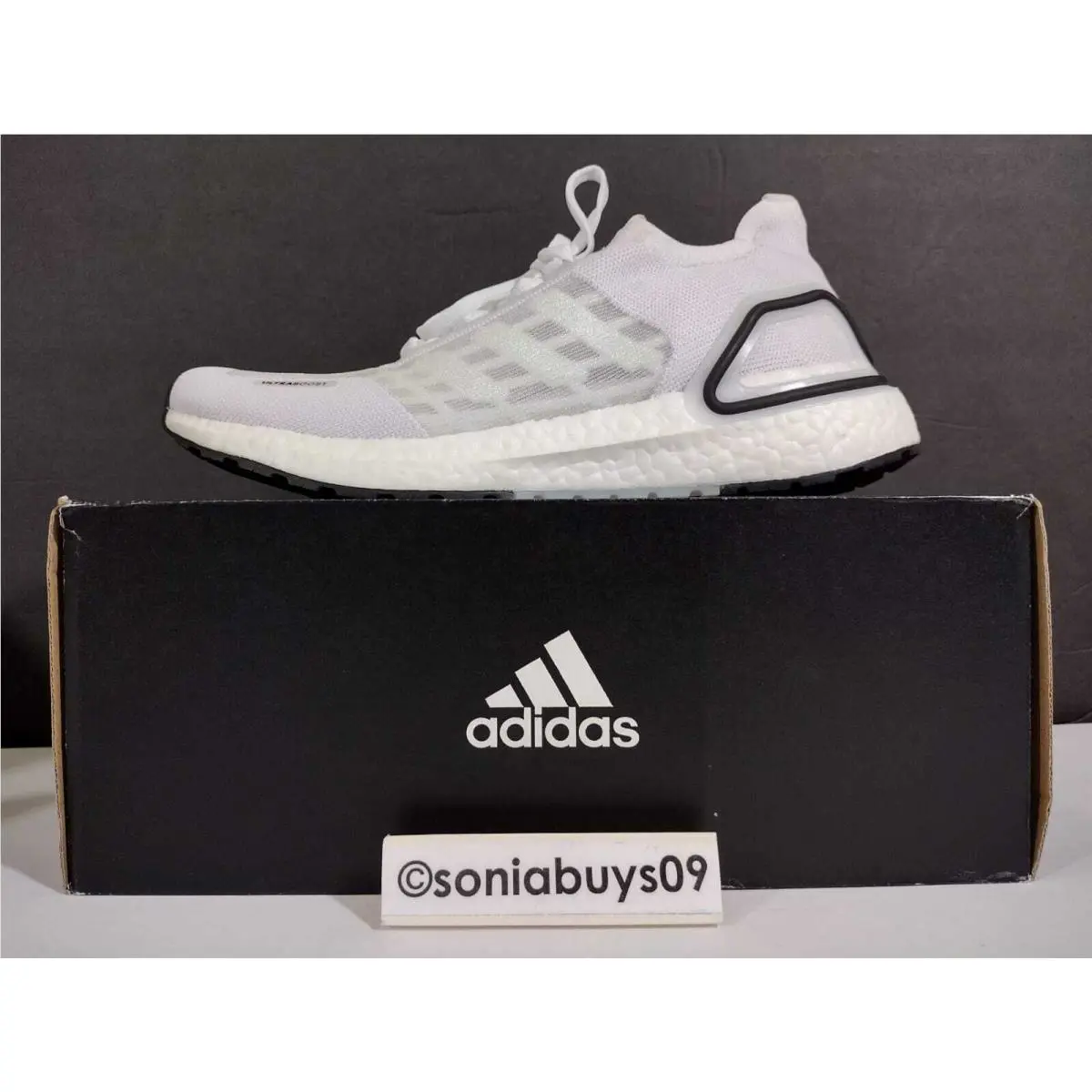 Adidas shoes - White/Lilac/Black 3