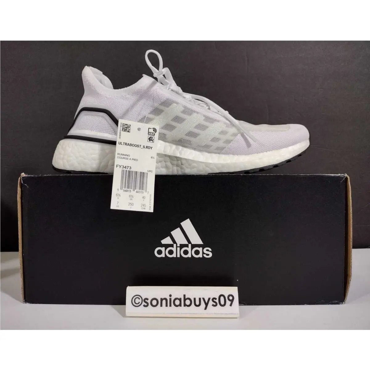 Adidas shoes - White/Lilac/Black 14