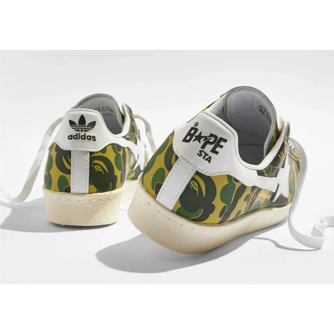Adidas shoes - adidas Superstar 80S - Superstar - GZ8981 - Green ABC Camo/White 6