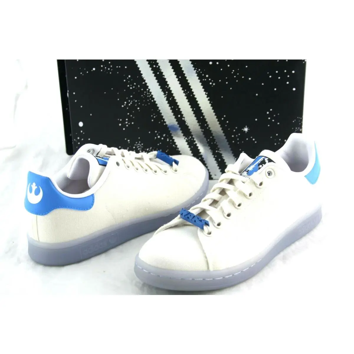Adidas shoes - fy0134 - fy0134 - White/white/bright blue 4