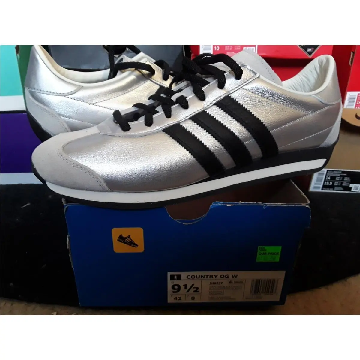Adidas shoes - adidas Country OG - Country - JH6337 - Silver 5