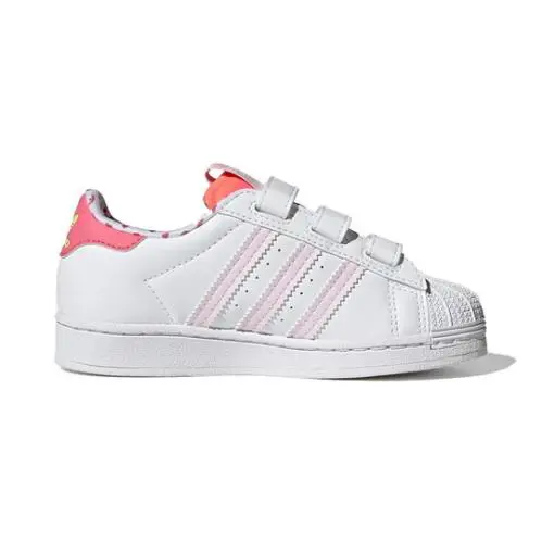 Kid`s Adidas Superstar Shell Toe Low Valentine`s Day 2022 - GY3337 - White