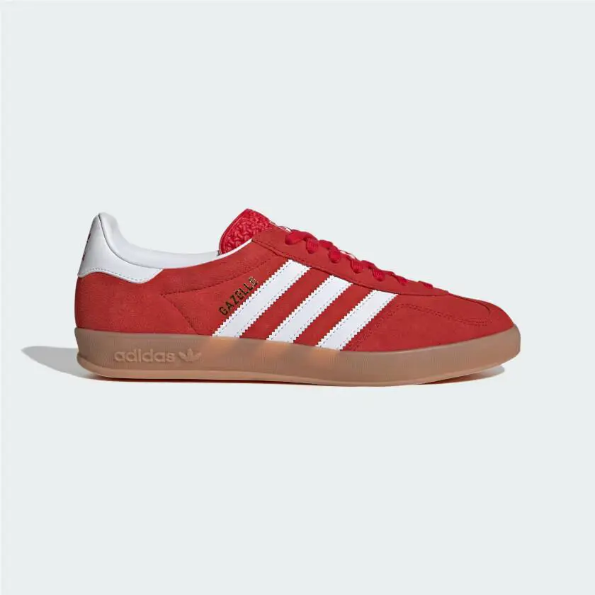 Mens Adidas Originals Gazelle JI2063 Better Scarlet / Cloud White / Gum