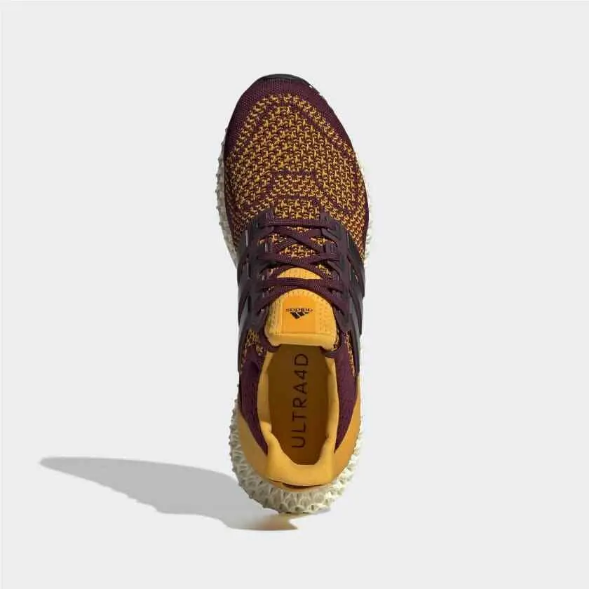 Adidas shoes - adidas Ultra 4D - Ultra - FY3960 - Maroon / Core Black / Semi Solar Gold 2
