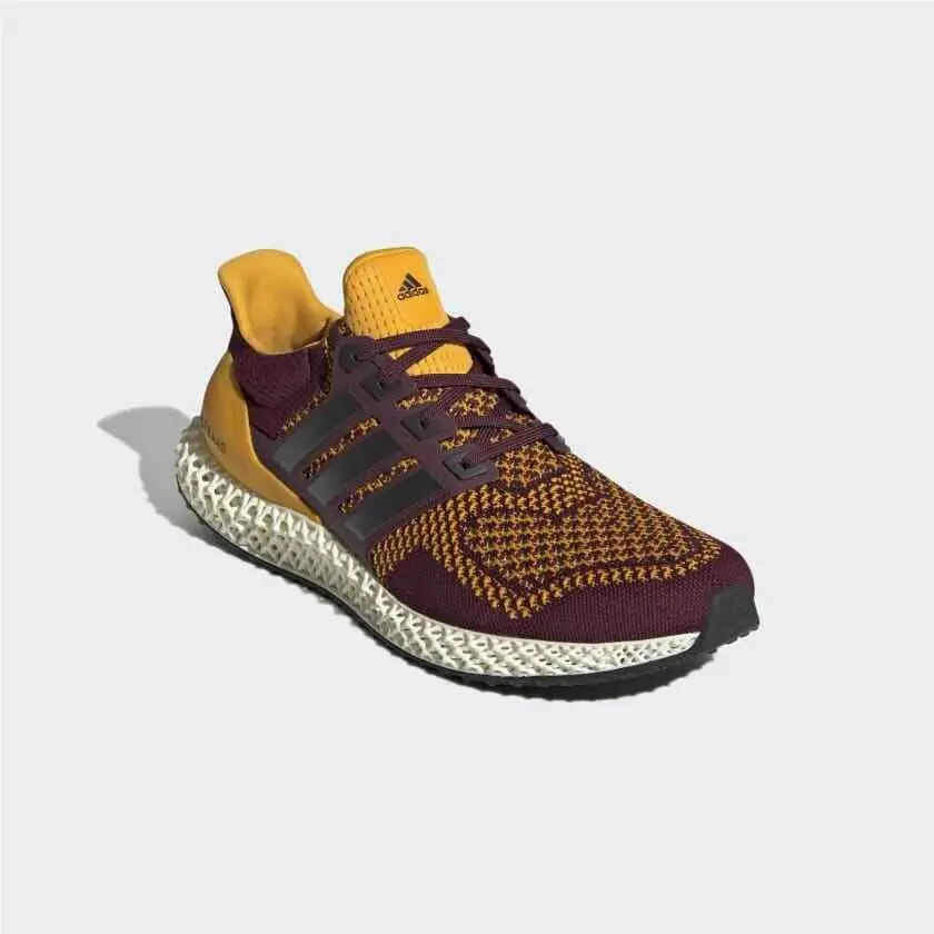 Adidas shoes - adidas Ultra 4D - Ultra - FY3960 - Maroon / Core Black / Semi Solar Gold 4