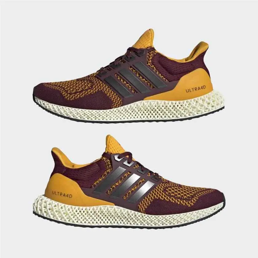 Adidas shoes - adidas Ultra 4D - Ultra - FY3960 - Maroon / Core Black / Semi Solar Gold 7
