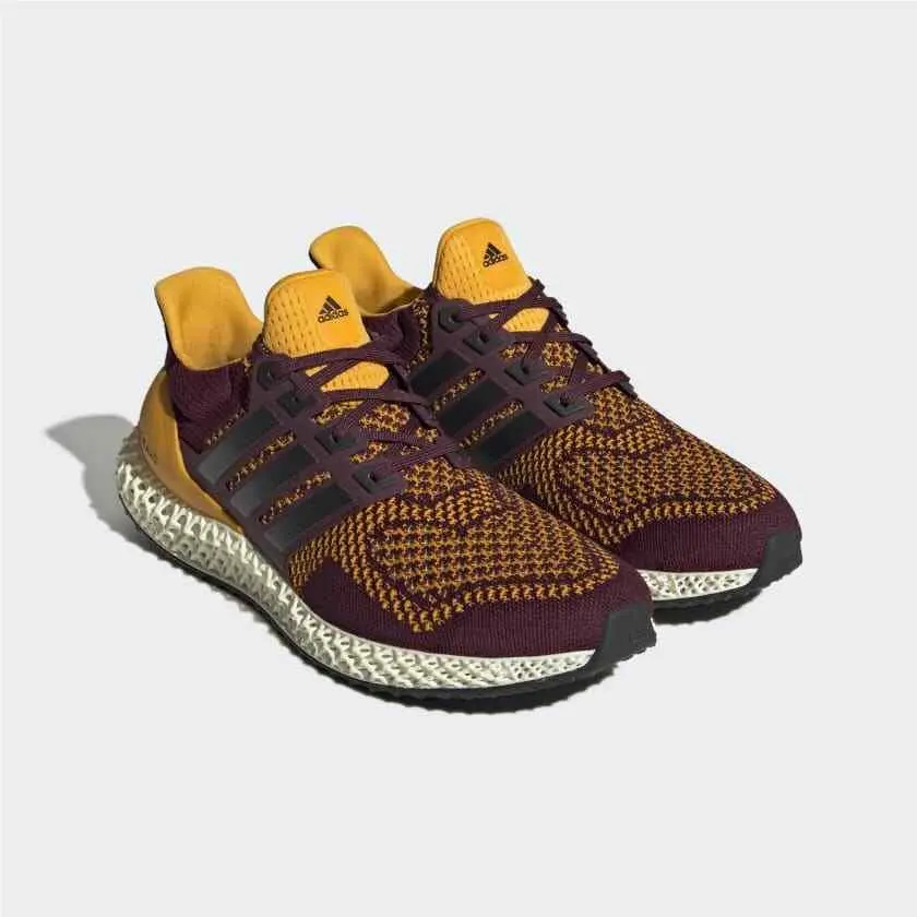 Adidas shoes - adidas Ultra 4D - Ultra - FY3960 - Maroon / Core Black / Semi Solar Gold 13
