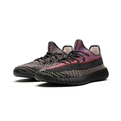 Men`s Adidas Yeezy Boost 350 V2 `yecheil Non-reflective` FW5190 - Black/Multi