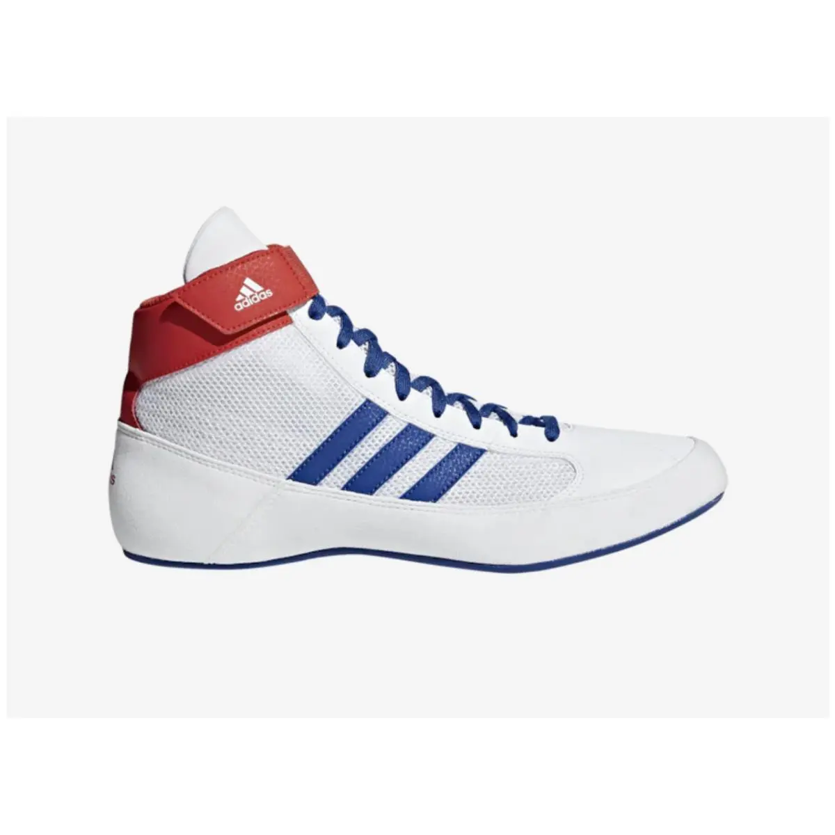 Adidas Hvc 2 BD7129 - Men`s White/red/royal Wrestling Boxing Mma Shoes