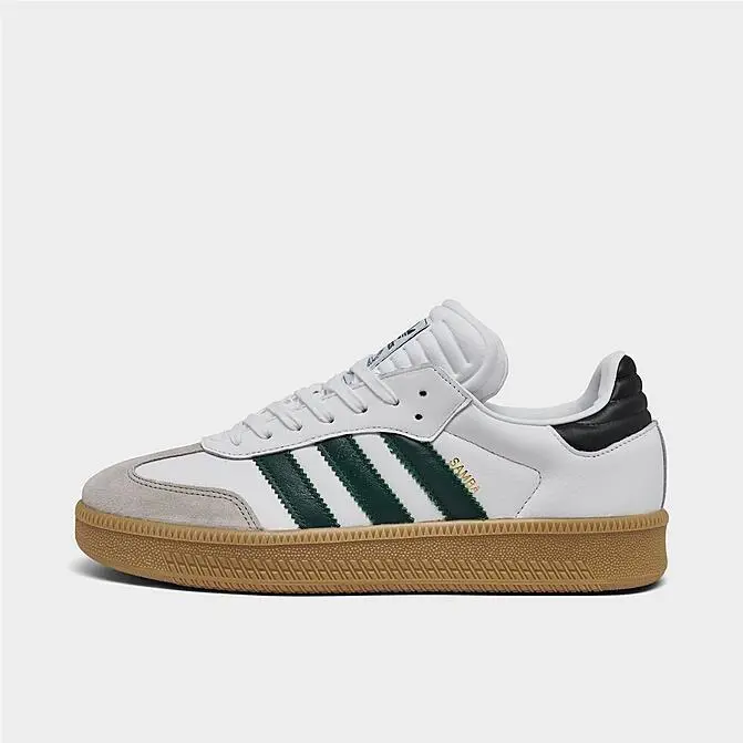 Men`s Adidas Originals Samba Xlg IE9181 White/collegiate Green/pantone