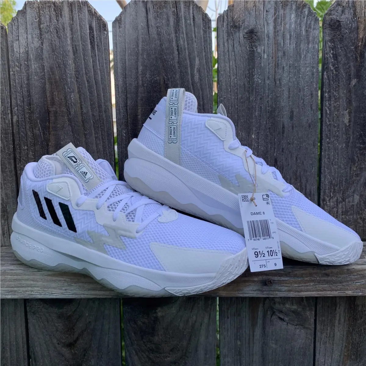 Adidas shoes - adidas Dame 8 `Damian Lillard` - GY6462 - White 11
