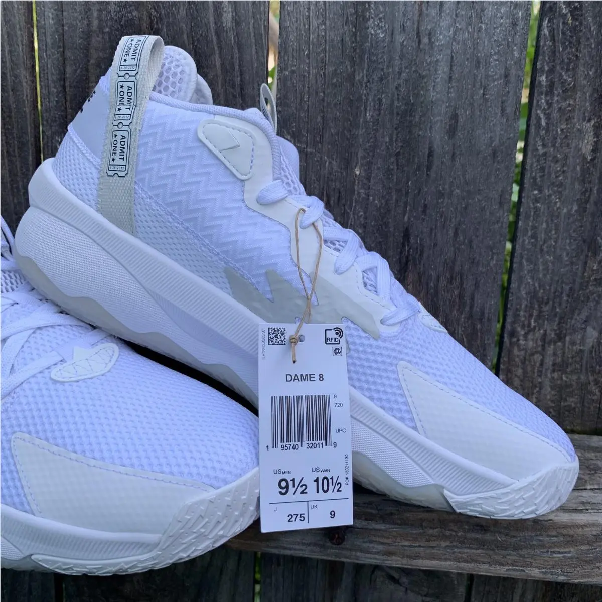 Adidas shoes - adidas Dame 8 `Damian Lillard` - GY6462 - White 35