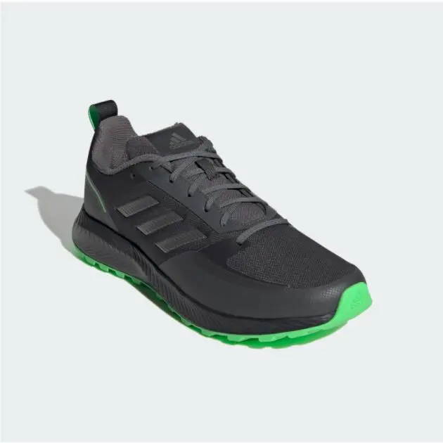 Adidas Runfalcon 2.0 TR Shoes Carbon Iron Metallic Screaming Green Men W/box