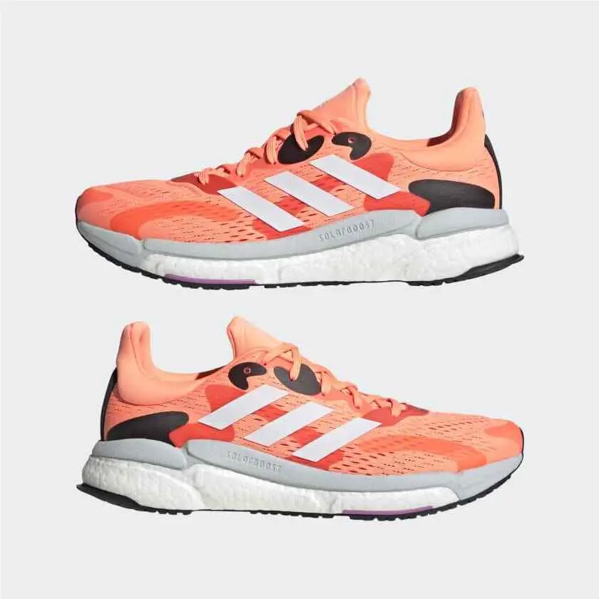 Adidas shoes - Beam Orange, Cloud White, Pulse Lilac 5
