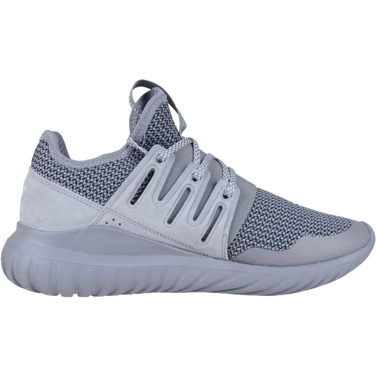 10 Mens Adidas Originals Tubular Radialrunner Shoes Charcoal Granite aq6726 - Gray