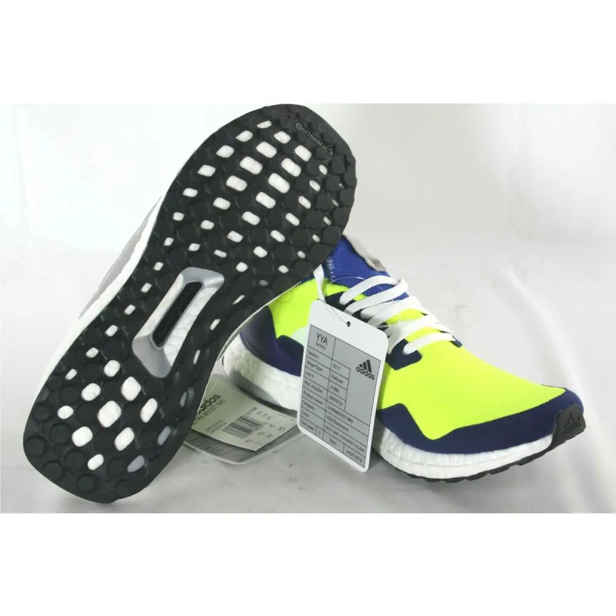 Adidas shoes - adidas UltraBoost MID - UltraBoost MID - BD7399 - White/NEON GREEN/ROYAL 15
