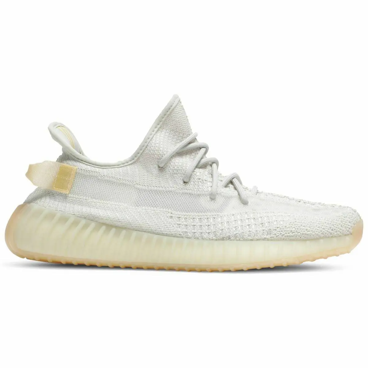 Men`s Adidas Yeezy Boost 350 V2 `light` GY3438 Fashion Casual Sneakers - Light/Light/Light