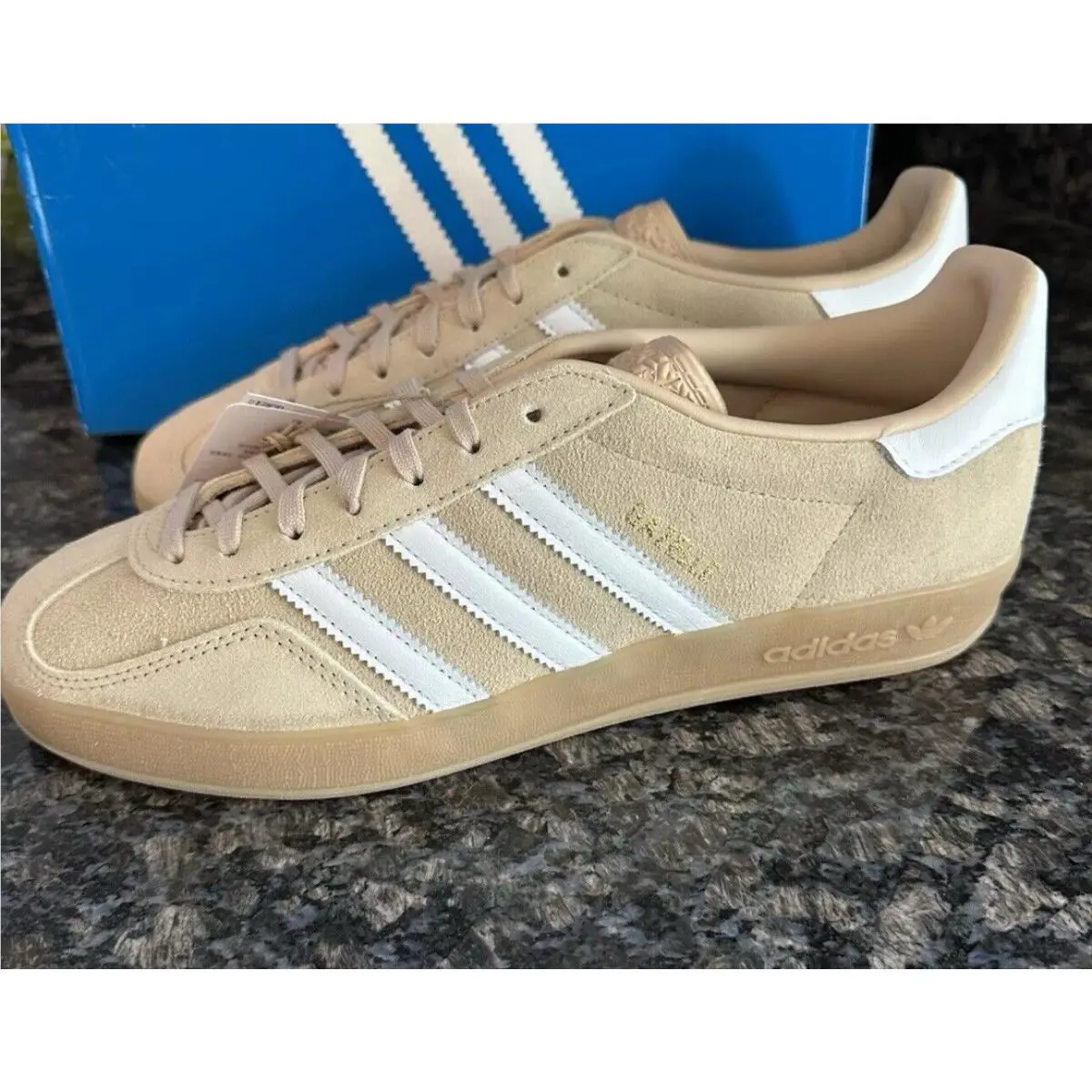 Adidas shoes - adidas Gazelle - Gazelle - IH5482 - Magic Beige/Cloud White/Gum 8