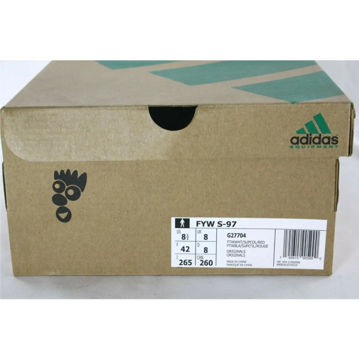 Adidas shoes - Consortium FYW S-97 - Consortium FYW - G27704 - White/supccol/red 7