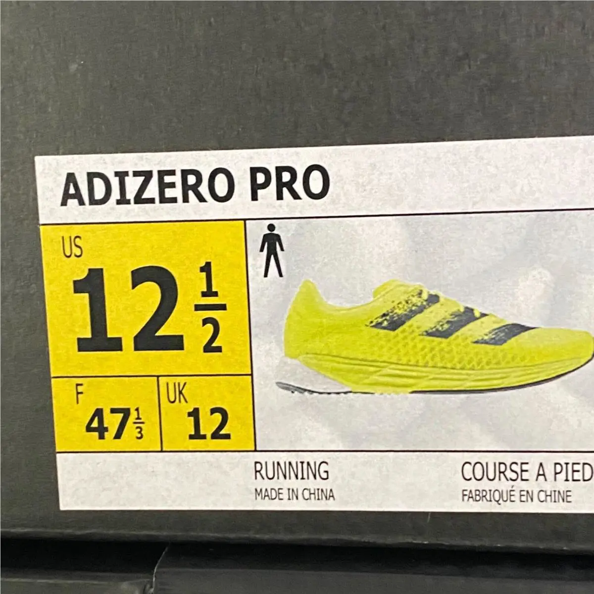 Adidas shoes - Adizero Pro - Adizero Pro - FY0101 - Yellow 1