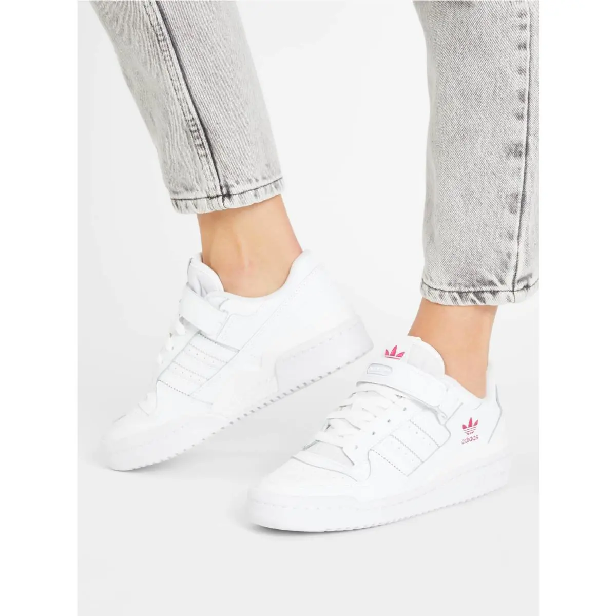 Adidas shoes - adidas Forum Low - Forum Low - G58001 - Cloud White/Shock Pink 3