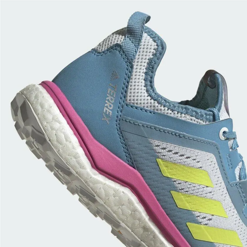 Adidas shoes - adidas Terrex Agravic Flow - Terrex Agravic Flow - FX6966 - Hazy Blue/ Acid Yellow/ Crystal White 10