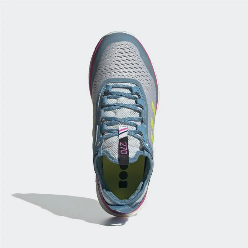 Adidas shoes - adidas Terrex Agravic Flow - Terrex Agravic Flow - FX6966 - Hazy Blue/ Acid Yellow/ Crystal White 4