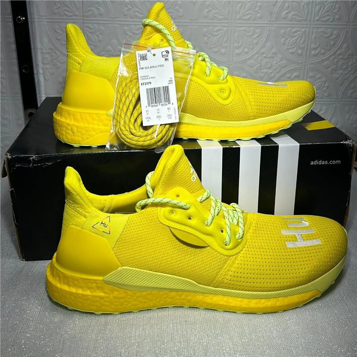 Adidas shoes - adidas Solar HU - Solar - EF2379 - Yellow 22