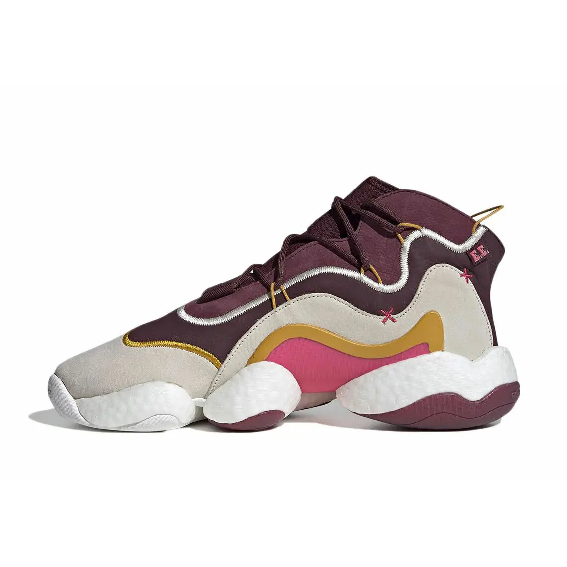 Adidas shoes - Basketball - Basketball - Maroon/White/Gold/Pink 1