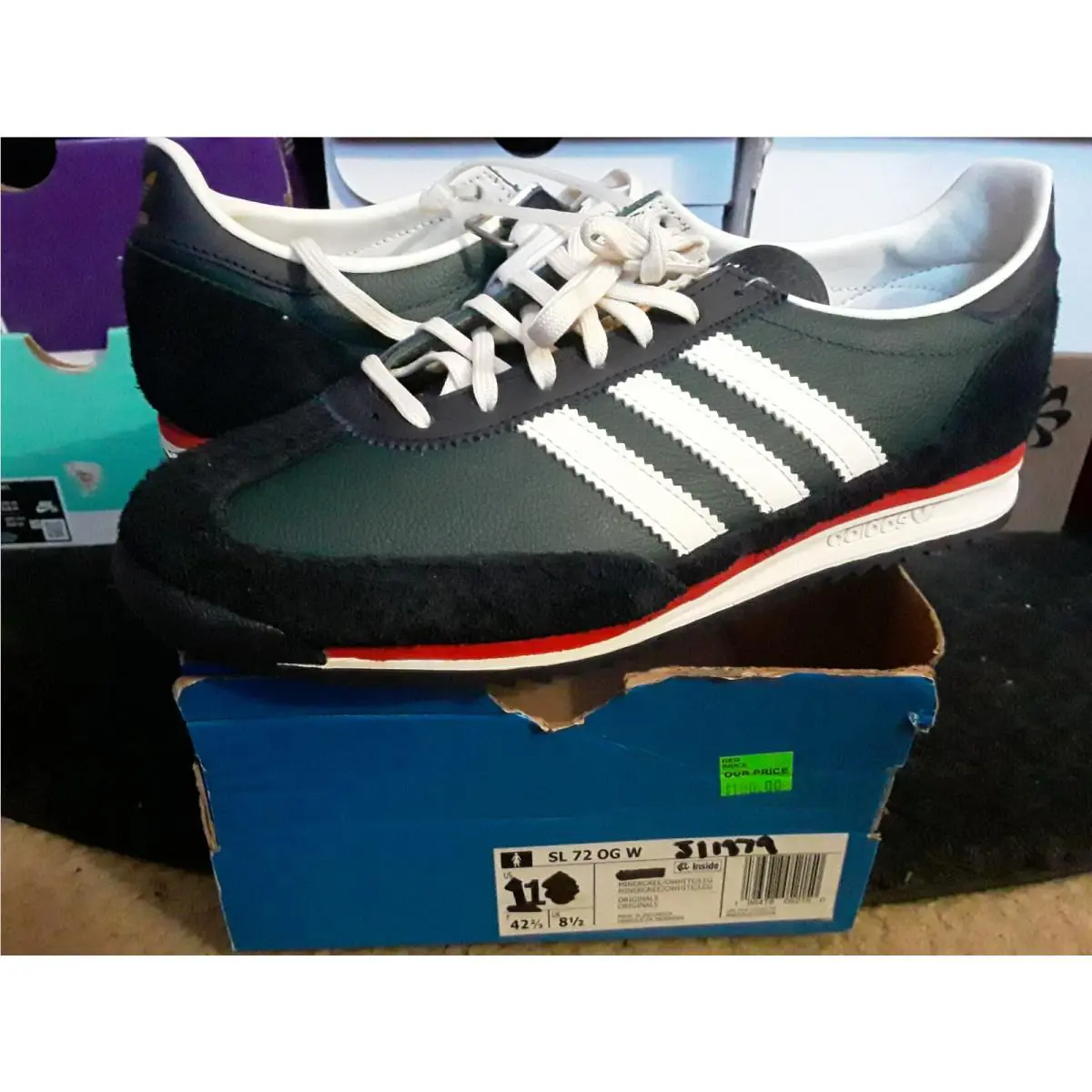 Adidas shoes - adidas SL 72 - IF1938 - Green 6