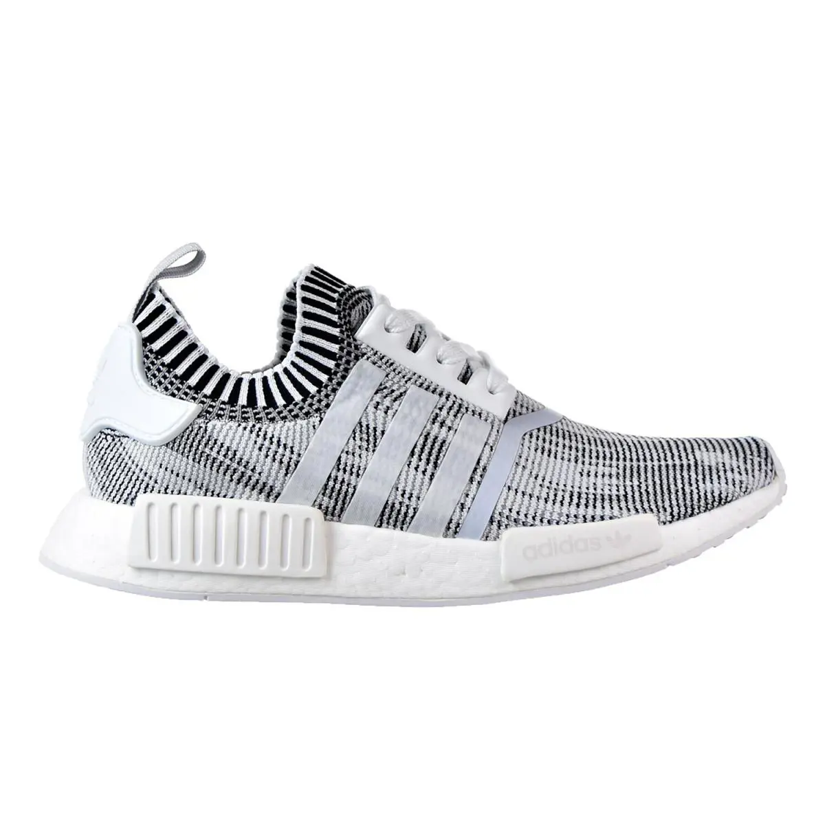 Adidas NMD_R1 PK Men`s Shoes Grey-white BY1911 - Grey-White
