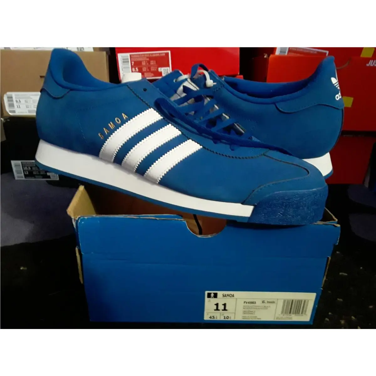 Adidas shoes - adidas Samoa - Samoa - FV4985 - Blue 4
