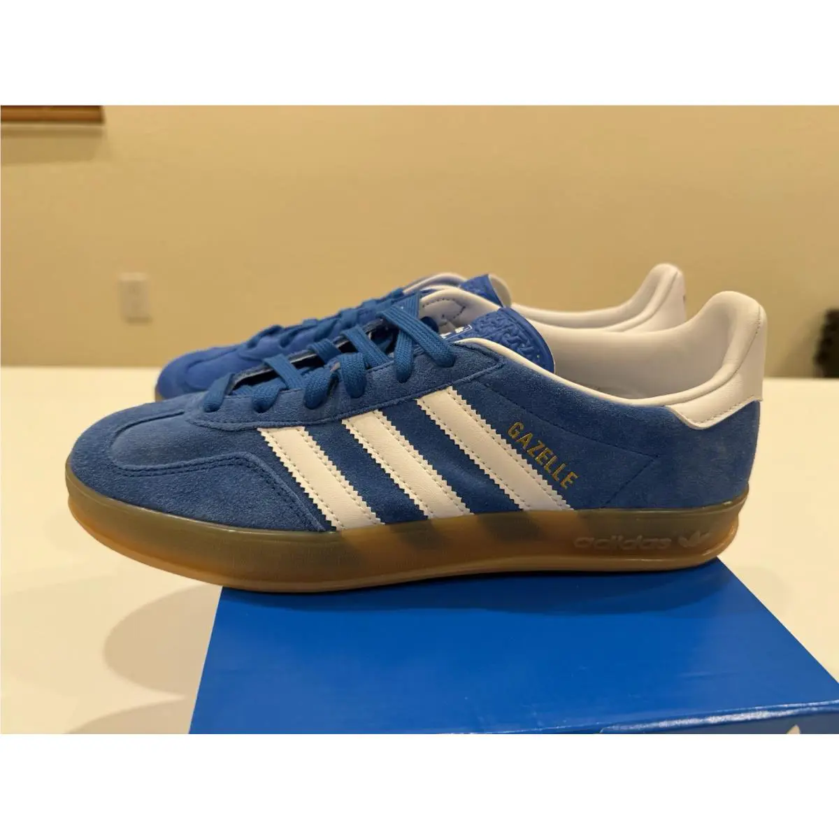 Adidas shoes - adidas Gazelle - Gazelle - JI2061 - Blue, Manufacturer: Blue Bird/Cloud White/Gum 2