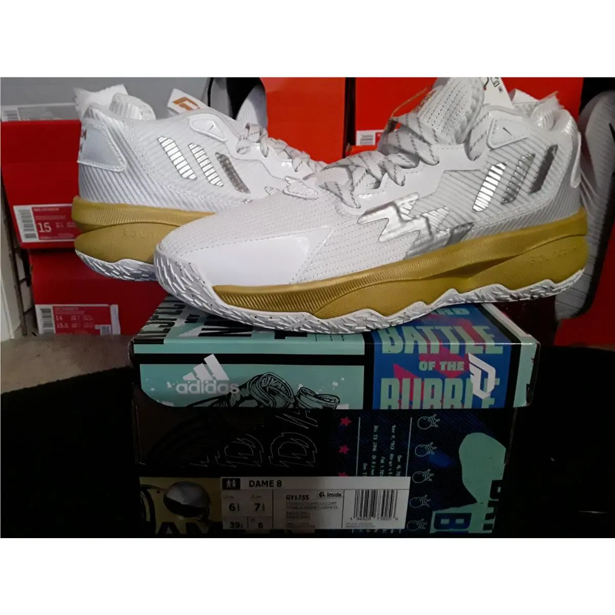Adidas shoes - adidas Dame 8 - Dame - GY1755 - White 0