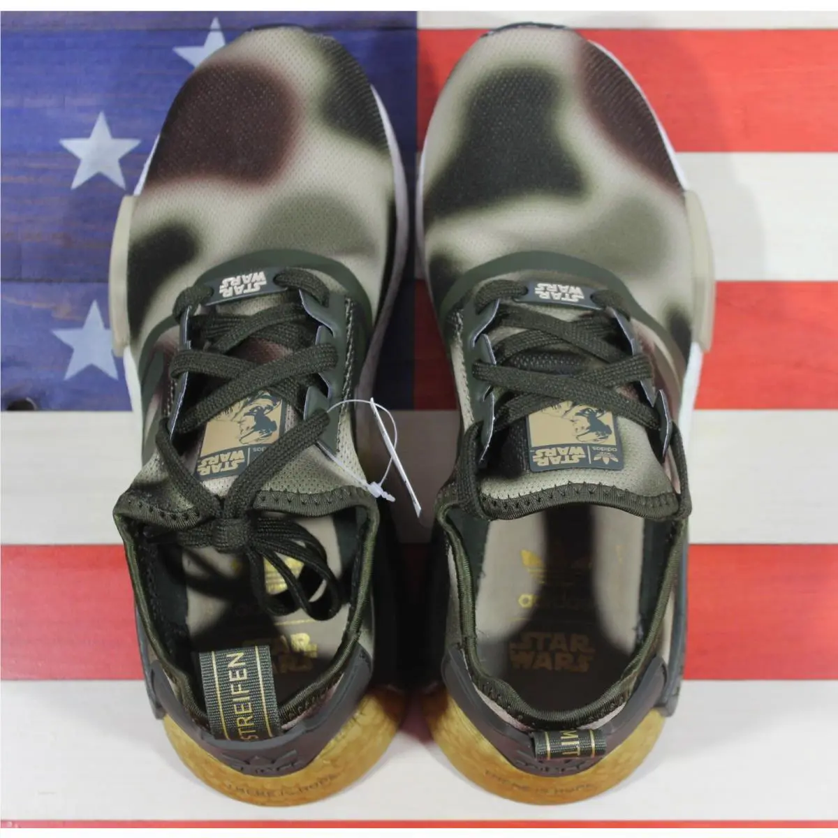 Adidas shoes - adidas NMD R1 - NMD - FW2280 - Green, Manufacturer: Desert-Sand/Night-Cargo-Green/Brown/White (Camo) 8