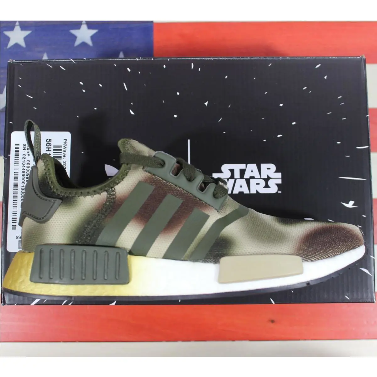 Adidas shoes - adidas NMD R1 - NMD - FW2280 - Green, Manufacturer: Desert-Sand/Night-Cargo-Green/Brown/White (Camo) 11