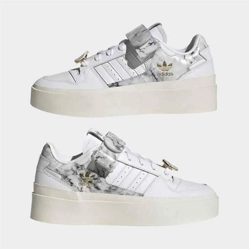 Adidas shoes - FORUM BONEGA - FORUM BONEGA - GY1541 - Cloud White / Cloud White / Gold Metallic 23