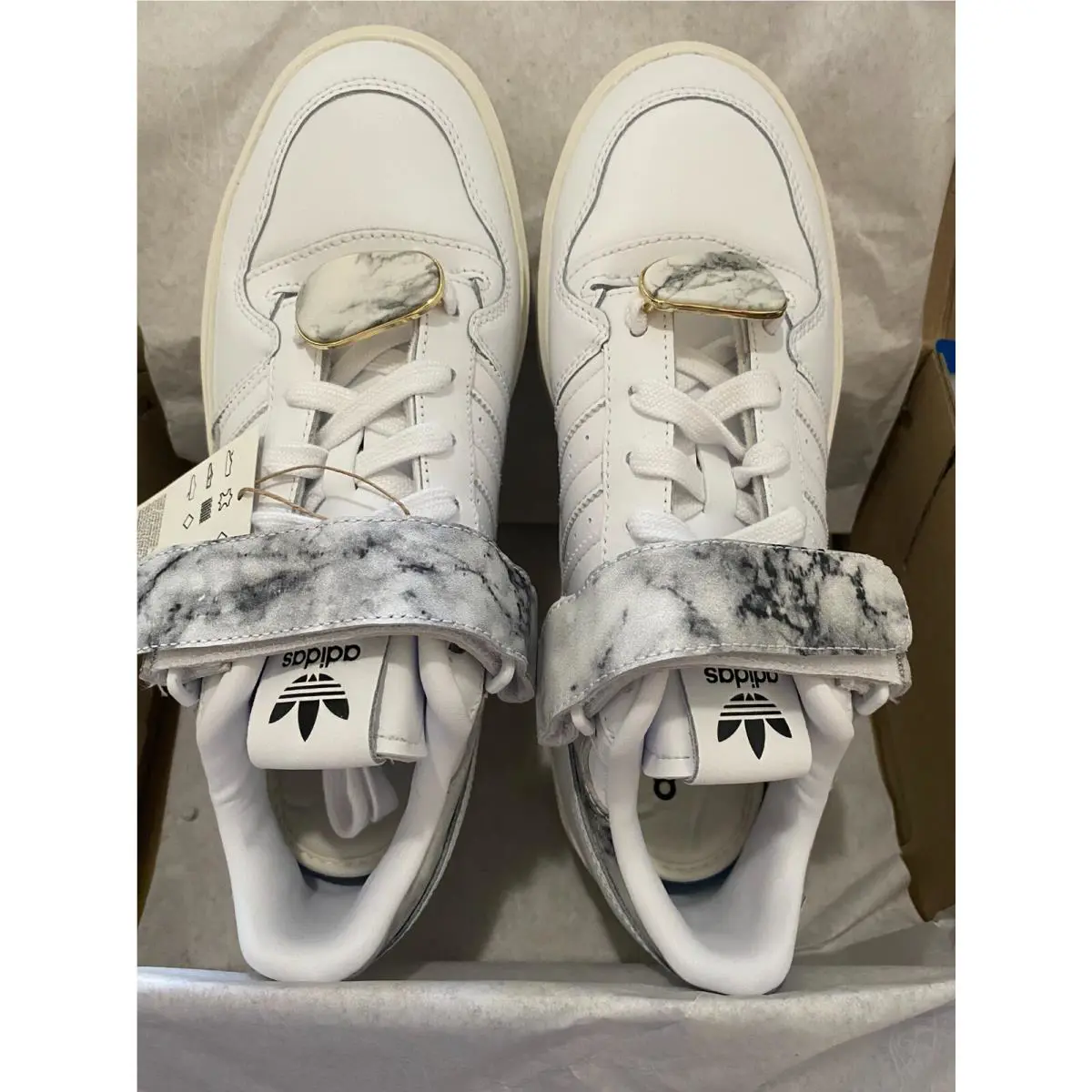 Adidas shoes - FORUM BONEGA - FORUM BONEGA - GY1541 - Cloud White / Cloud White / Gold Metallic 16