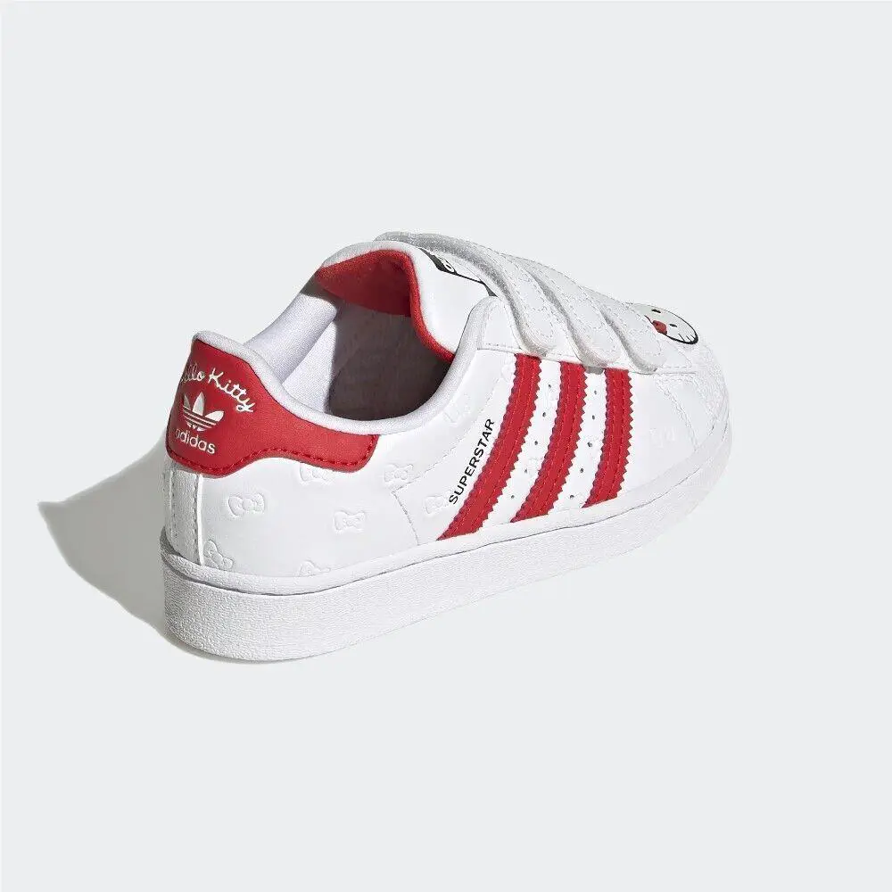 Adidas shoes - Cloud White / Vivid Red / Core Black 7