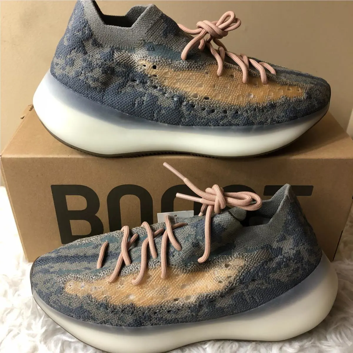 Adidas shoes - adidas Yeezy Boost 380 - Yeezy Boost - FX9846 - Mist/Mist/Mist 8