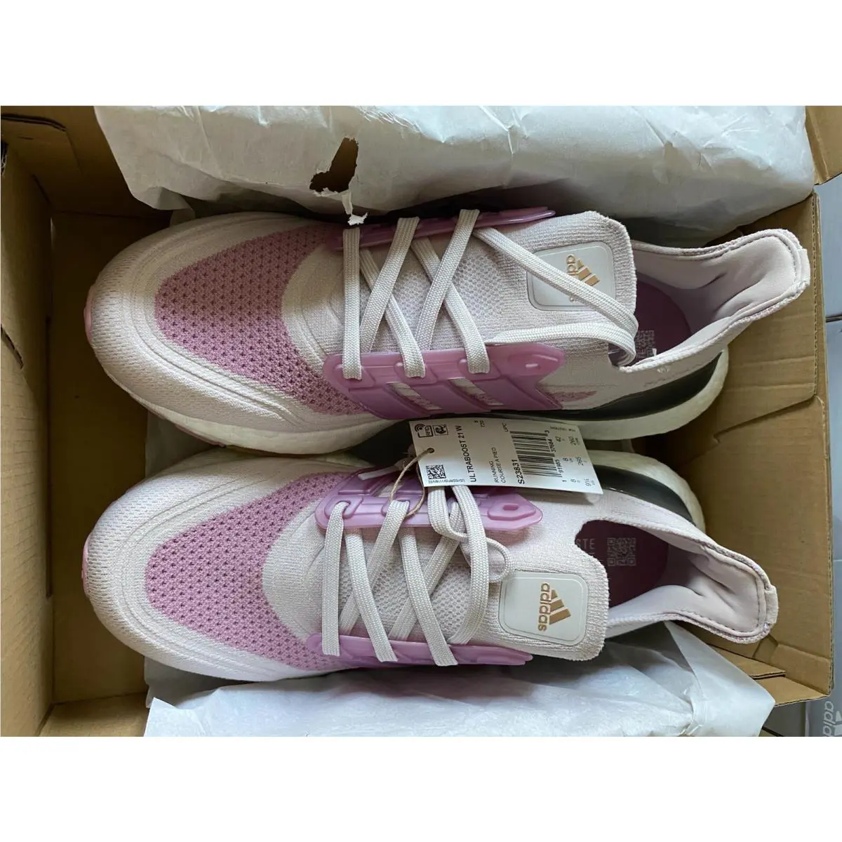 Adidas shoes - adidas Ultraboost 21 - Ultraboost - S23831 - ICE PURPLE/CLOUD WHITE/ROSE TONE 13