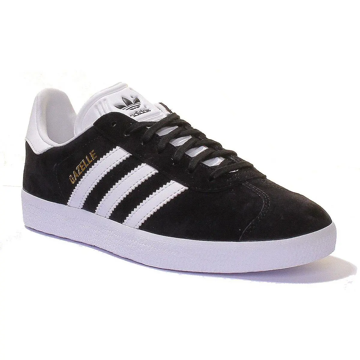 Adidas Gazelle Suede Lace Up Mens Sneakers In Navy White US 9 - 13