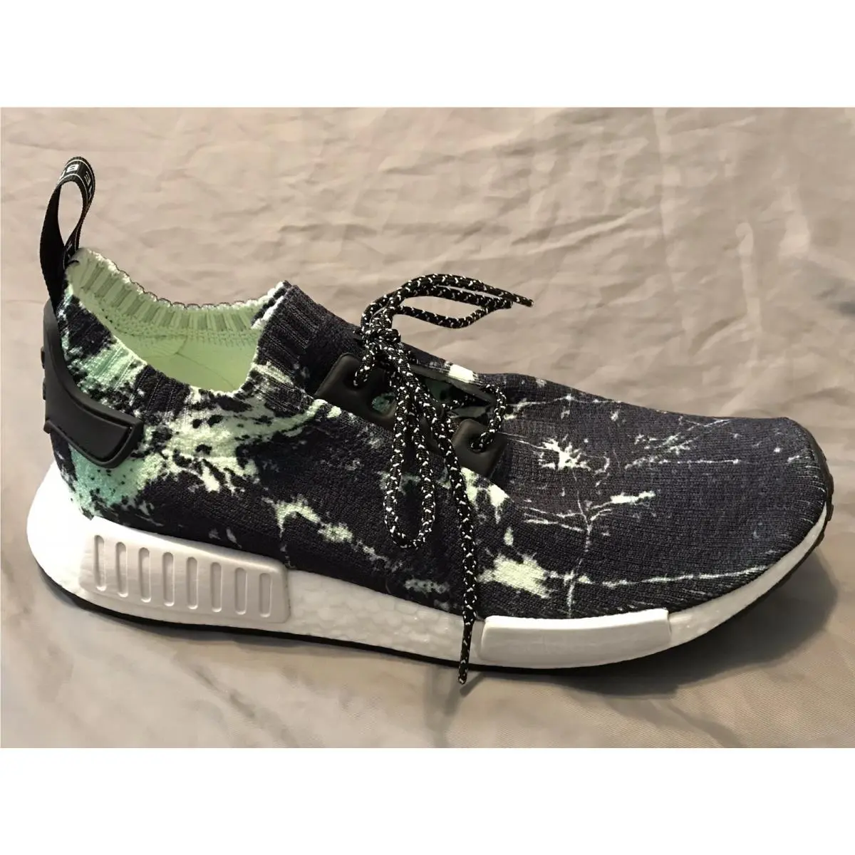 Adidas shoes - adidas NMD R1 - NMD - BB7996 - Black, Green 11