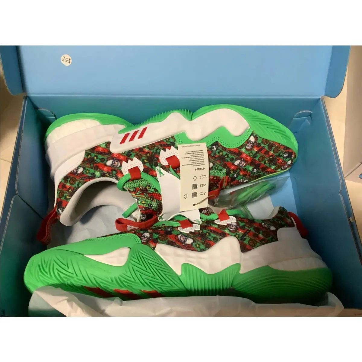 Adidas shoes - adidas Trae Young 1 Chrstmas - GY0305 - Multicolor 5