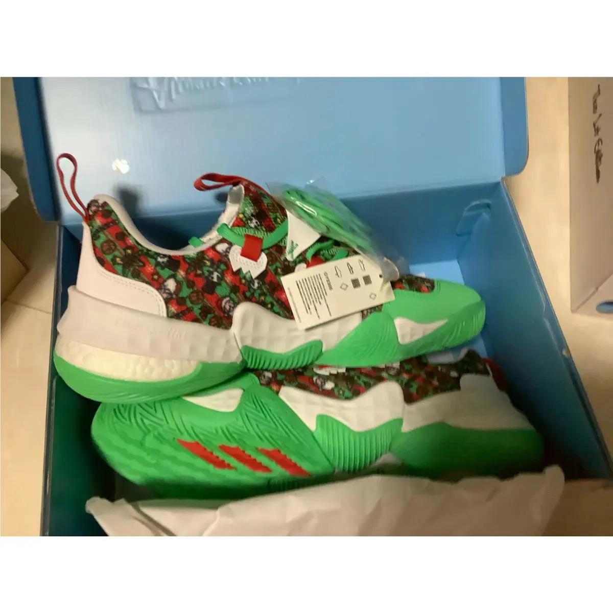 Adidas shoes - adidas Trae Young 1 Chrstmas - GY0305 - Multicolor 10