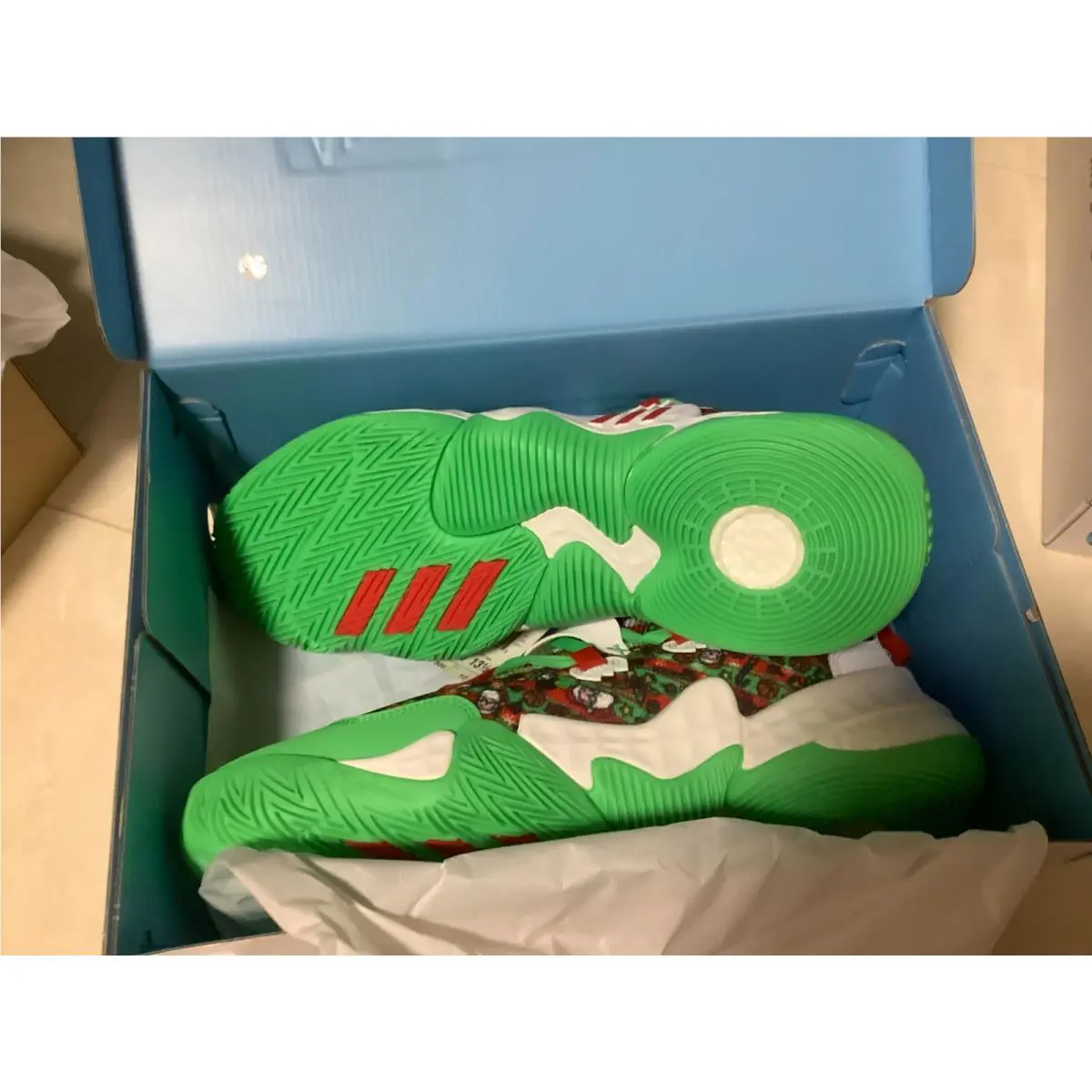 Adidas shoes - adidas Trae Young 1 Chrstmas - GY0305 - Multicolor 11
